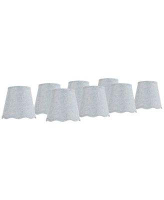 Mylie Scallop Empire Lamp Shade 4x6x5.5 (Clip-On) Set of 8