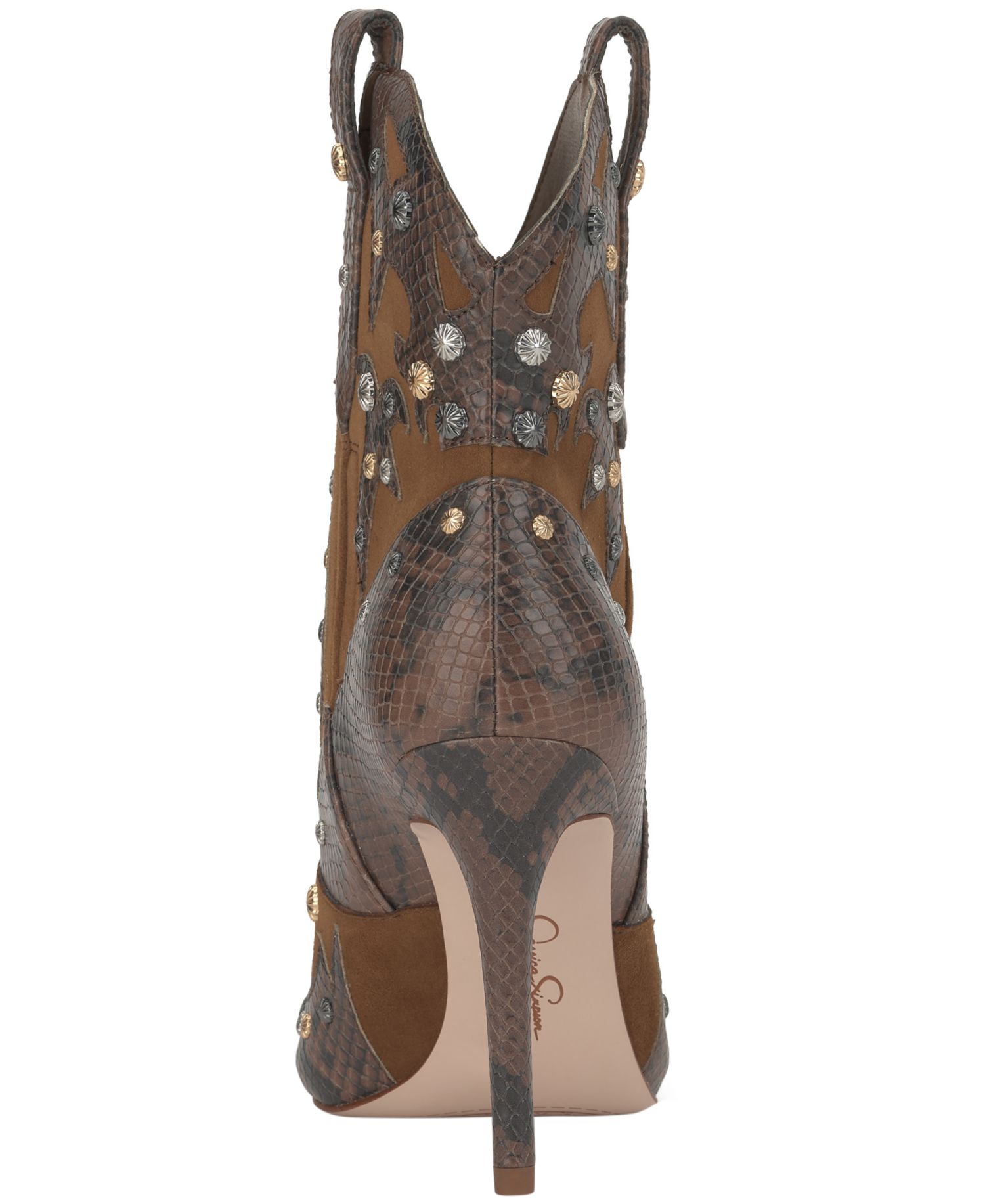 Women's Palieve Stiletto Studded Western Dress Booties