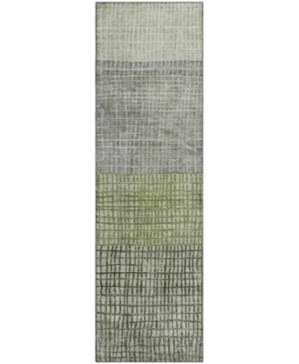 Mayfield Machine Washable AMF1831 2'3" x 7'6" Runner Area Rug