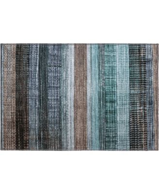 Mayfield Machine Washable AMF1873 1'8" x 2'6" Area Rug