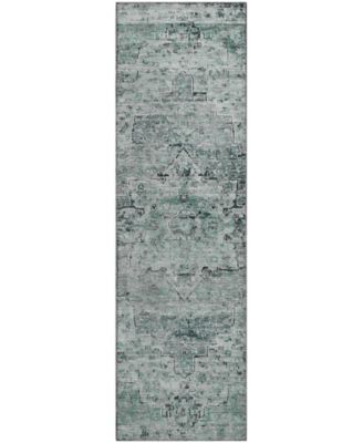 Mayfield Machine Washable AMF1832 2'3" x 7'6" Runner Area Rug