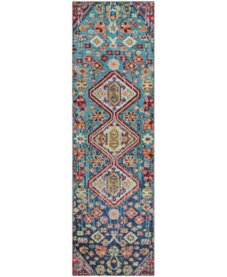 Mayfield Machine Washable AMF1834 2'3" x 7'6" Runner Area Rug