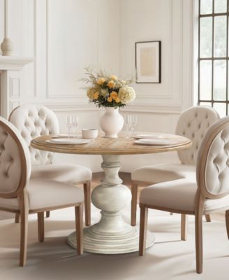 Lexi 46" Round Pedestal Dining Table