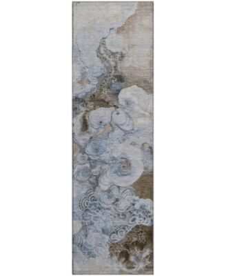 Mayfield Machine Washable AMF1860 2'3" x 7'6" Runner Area Rug
