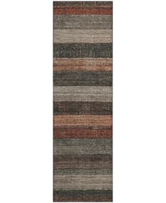 Mayfield Machine Washable AMF1865 2'3" x 7'6" Runner Area Rug