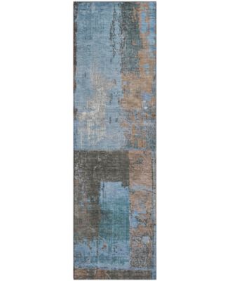 Mayfield Machine Washable AMF1866 2'3" x 7'6" Runner Area Rug