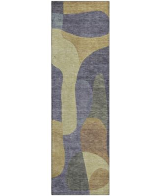 Mayfield Machine Washable AMF1867 2'3" x 7'6" Runner Area Rug