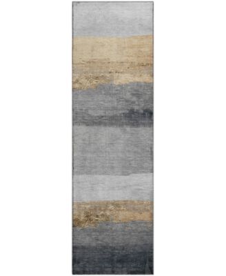 Mayfield Machine Washable AMF1883 2'3" x 7'6" Runner Area Rug