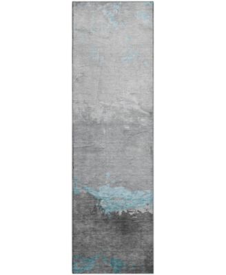 Mayfield Machine Washable AMF1885 2'3" x 7'6" Runner Area Rug