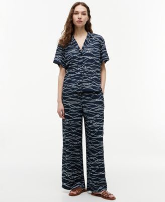 Women's Printed Pull-On Pants