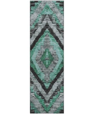 Mayfield Machine Washable AMF1890 2'3" x 7'6" Runner Area Rug
