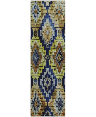 Mayfield Machine Washable AMF1891 2'3" x 7'6" Runner Area Rug