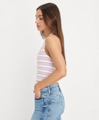 Women's Halter Neck Sleeveless Top, Regular & Plus Size