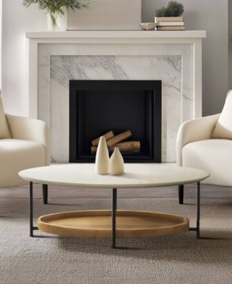 Beaumont 2 Tier Oval Coffee Table