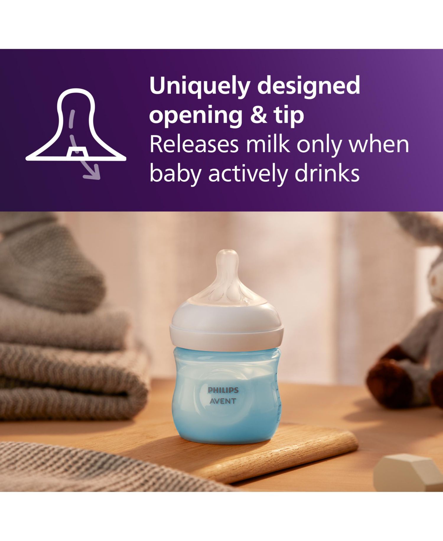 Philips Baby Bottles 3pk, 4oz.