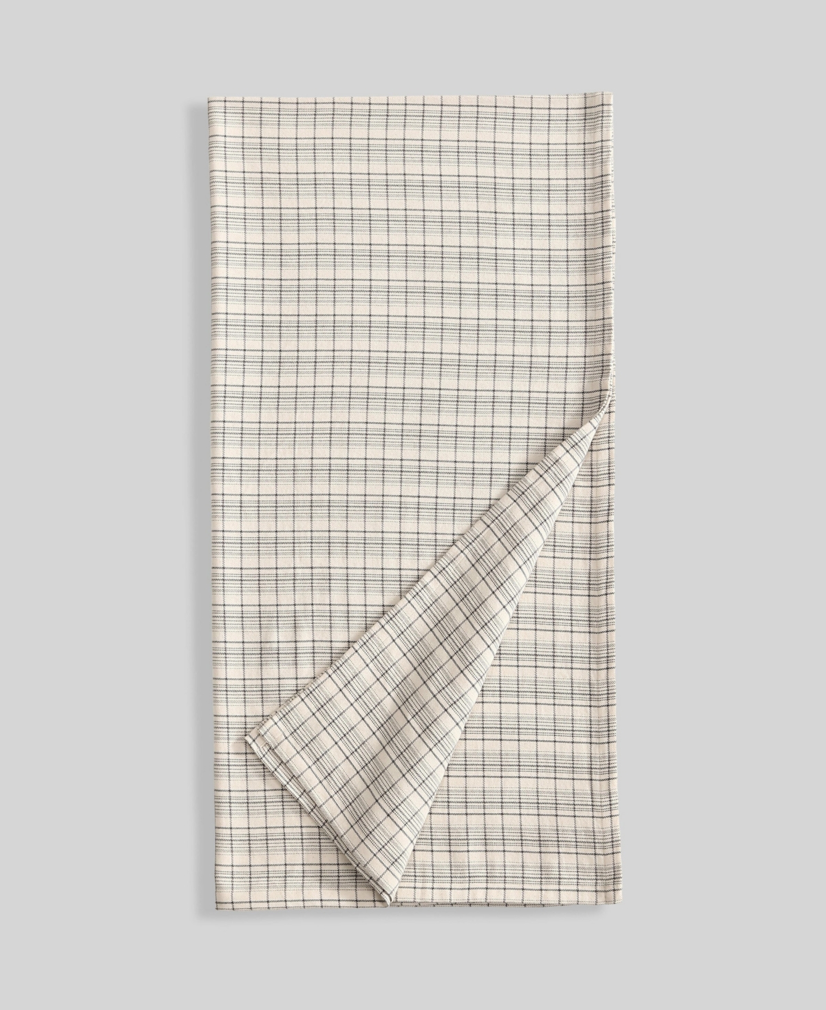 Calvin Klein Dot Dash Plaid Yarn Dyed Cotton Blanket