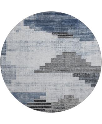 Mayfield Machine Washable AMF1829 8' x 8' Round Area Rug