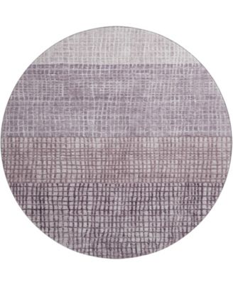Mayfield Machine Washable AMF1831 8' x 8' Round Area Rug