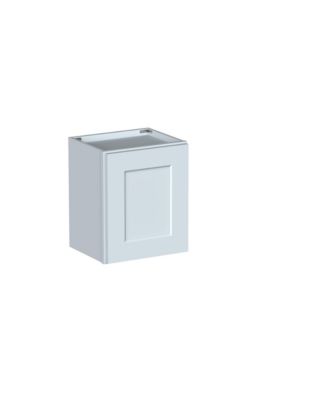 W15" Dove  Short Wall Cabinet with Full Overlay HDF Door for Custom Kitchen or Bathroom