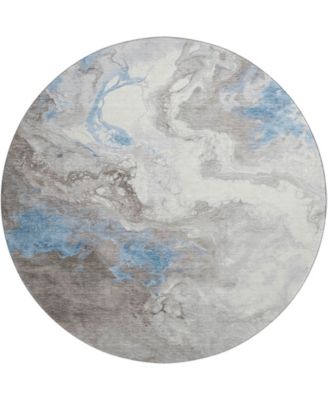 Mayfield Machine Washable AMF1841 8' x 8' Round Area Rug