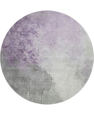 Mayfield Machine Washable AMF1842 8' x 8' Round Area Rug