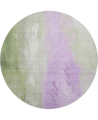 Mayfield Machine Washable AMF1844 8' x 8' Round Area Rug