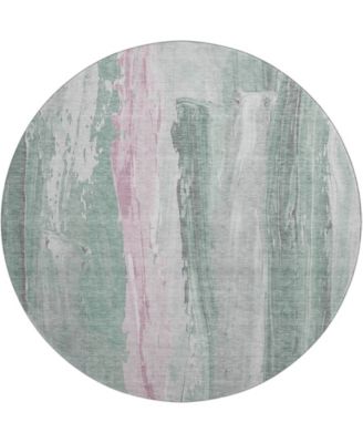 Mayfield Machine Washable AMF1845 8' x 8' Round Area Rug