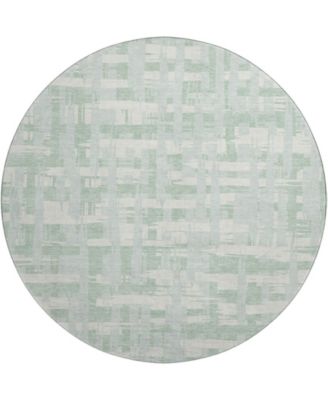 Mayfield Machine Washable AMF1849 8' x 8' Round Area Rug