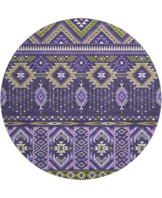 Mayfield Machine Washable AMF1851 8' x 8' Round Area Rug