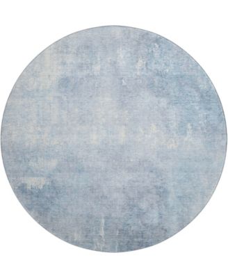 Mayfield Machine Washable AMF1852 8' x 8' Round Area Rug