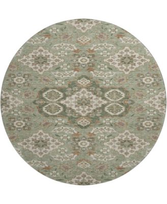 Mayfield Machine Washable AMF1853 8' x 8' Round Area Rug