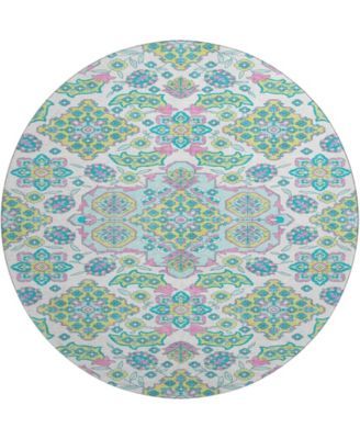 Mayfield Machine Washable AMF1853 8' x 8' Round Area Rug