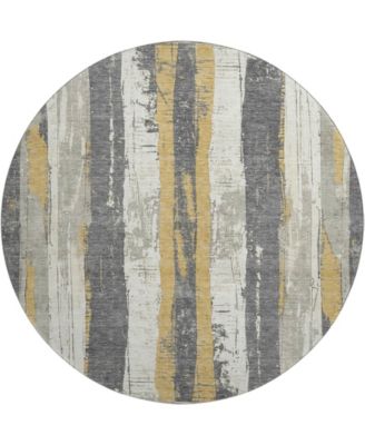 Mayfield Machine Washable AMF1872 8' x 8' Round Area Rug