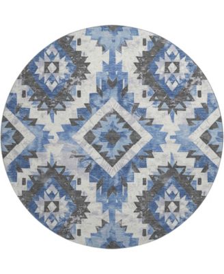Mayfield Machine Washable AMF1878 8' x 8' Round Area Rug