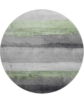 Mayfield Machine Washable AMF1883 8' x 8' Round Area Rug