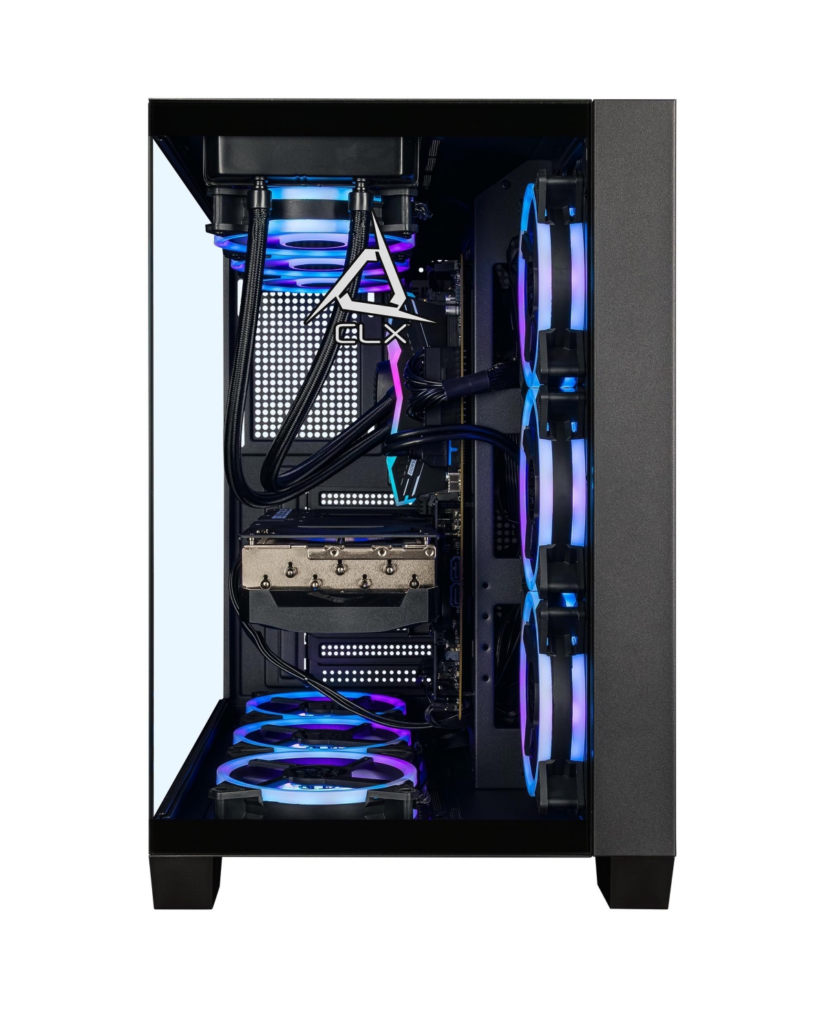 Clx Set Gaming Pc-Liquid Cooled Amd Ryzen 7 9800X3D 4.7GHz 8-Core, 32GB DDR5, Rtx 5080 16GB GDDR7 Graphics, 2TB Ssd, WiFi, Windows 11 Home 64-bit
