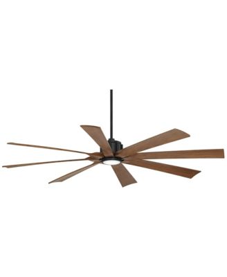 70" Defender Indoor Outdoor Ceiling Fan 8 Blade LED Light Remote Control
