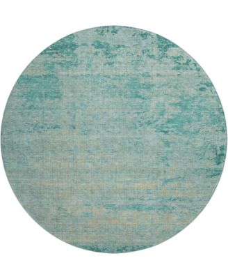 Mayfield Machine Washable AMF1901 8' x 8' Round Area Rug
