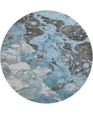 Mayfield Machine Washable AMF1909 8' x 8' Round Area Rug