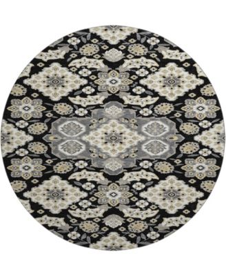 Mayfield Machine Washable AMF1853 8' x 8' Round Area Rug