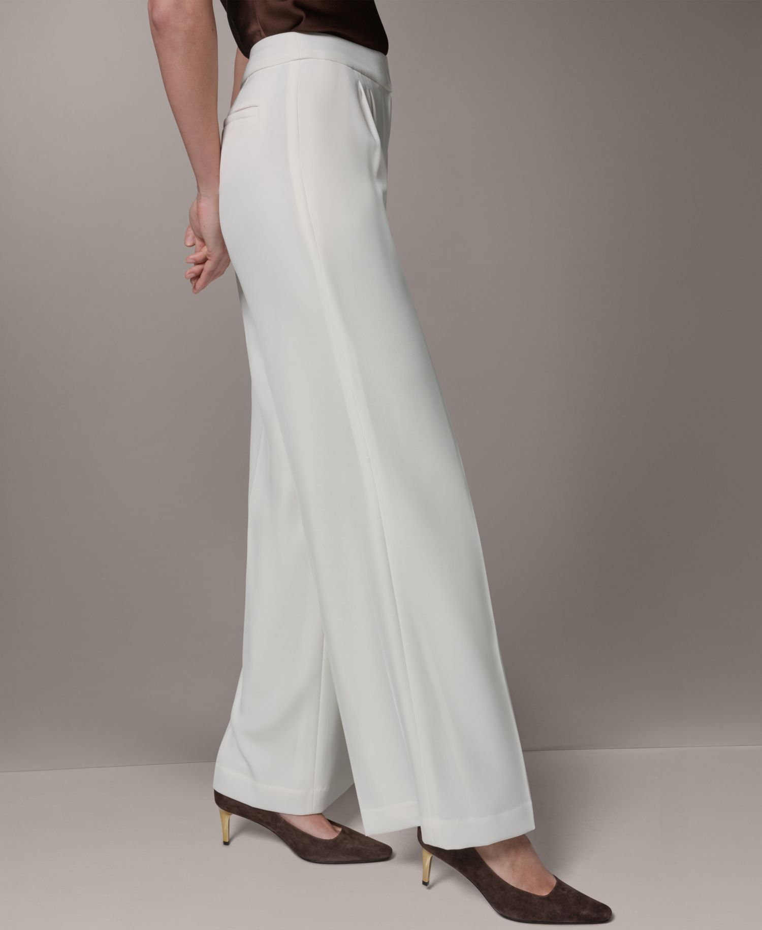 Women's Pleated High-Rise Pants