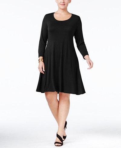 Style & Co Plus Size Swing Dress, Only at Macy's