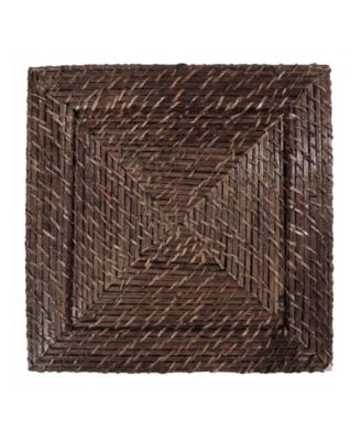 13" Square Charger Plates, Set of 4