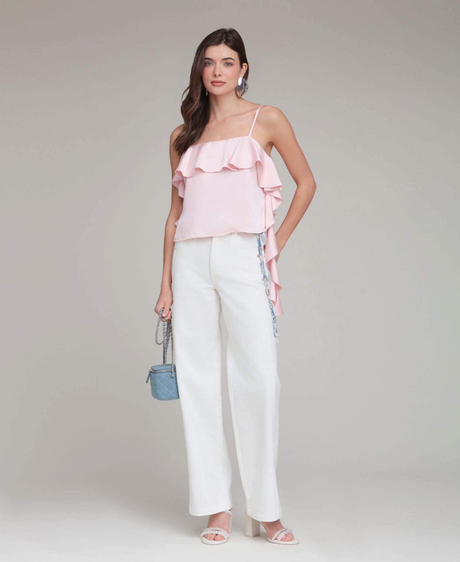 Women's Mid-Rise Wide-Leg Cotton Jeans