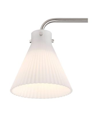 Possini Euro Cielo 33" Wide Brushed Nickel 4-Light Bath Light