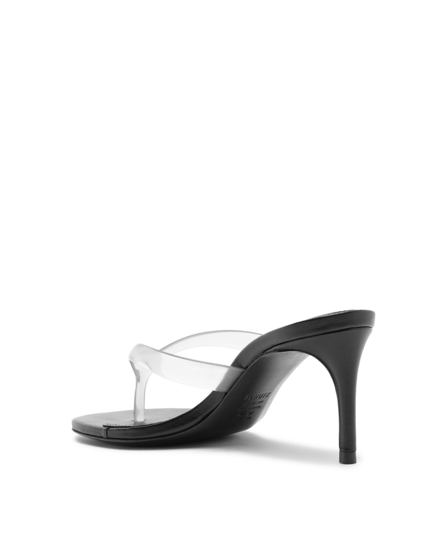Женские сандалии Schutz Roslyn Slip-On Dress Sandals, цвет: Чёрный — фото 2