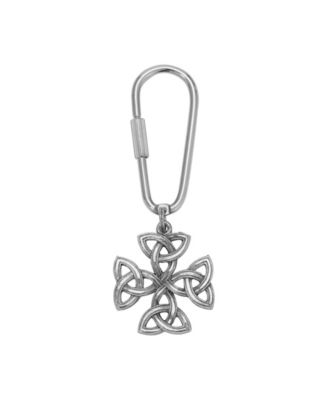 Silver Tone Celtic Trinity Key Chain