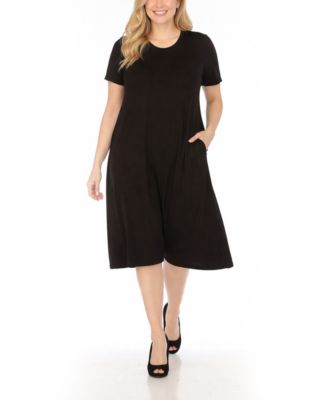 Women's Tee Swing Midi Dress