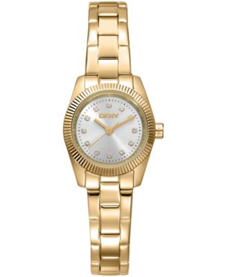 Women's Mini Quartz Gold-Tone Stainless Steel Bracelet Watch 23mm