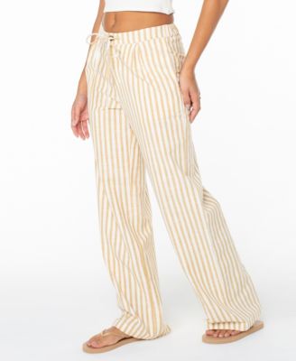 Women's Mavericks Stripe Print Straight Leg Trousers